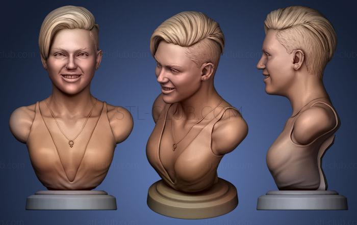 3D model Miley Cyrus (STL)